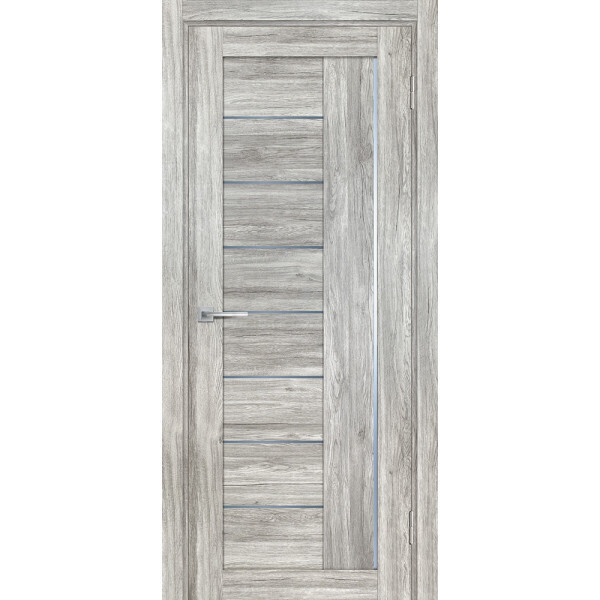 Межкомнатная дверь Graf PSL-17 графит сатинат Сан-ремо серый (1900 х 600)