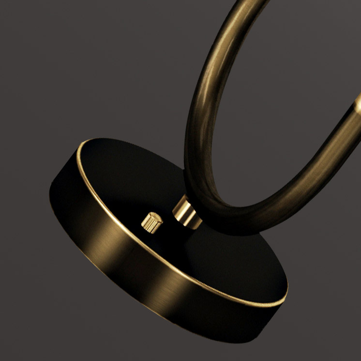 Подвесной светильник ADRIELL black brass by ImperiumLoft