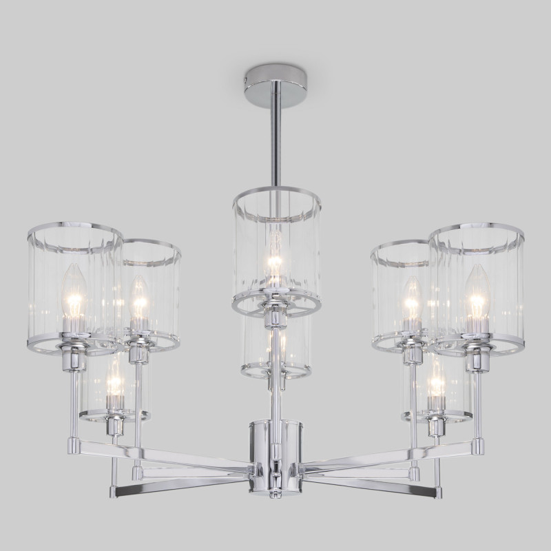 Люстра на штанге Eurosvet 60144/8 хром