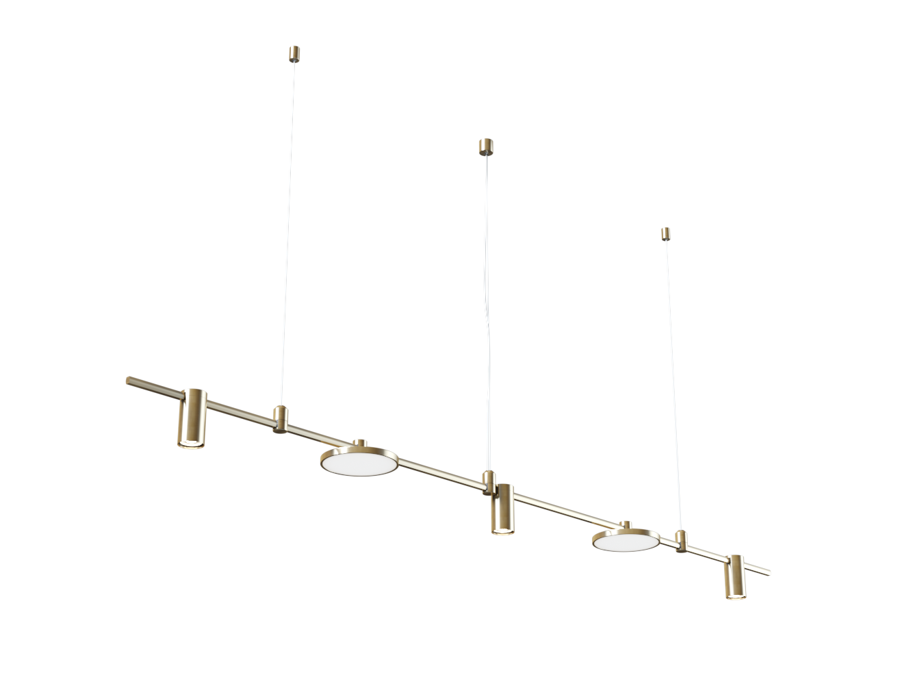 Готовая конструкция в комплекте со светильниками и источником питания Donolux DL20226S200BbrV1