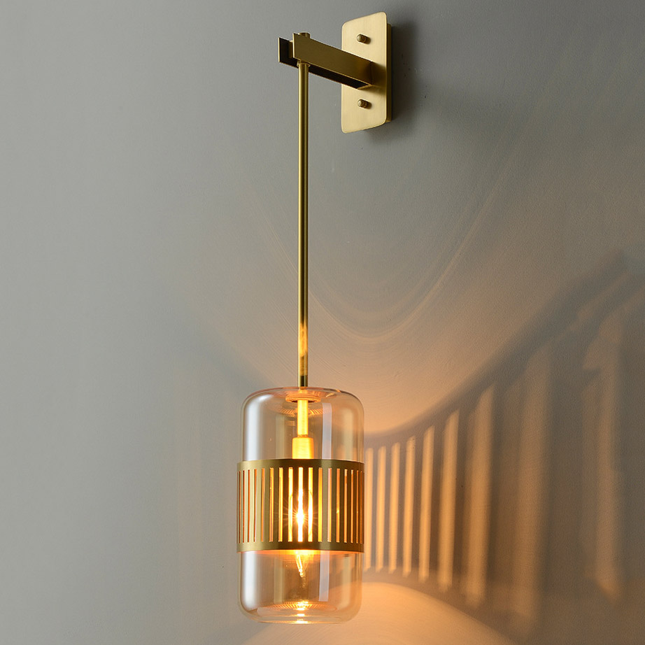 Настенный светильник TRAIT WALL Amber by ImperiumLoft