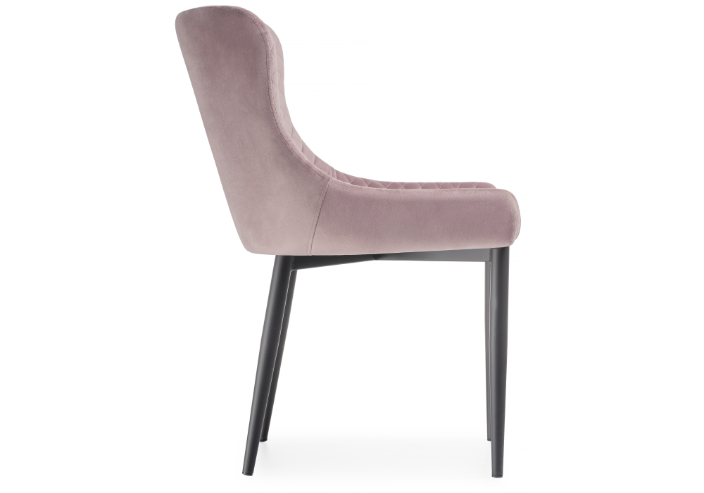 Стул Woodville Teo light purple / black 15019