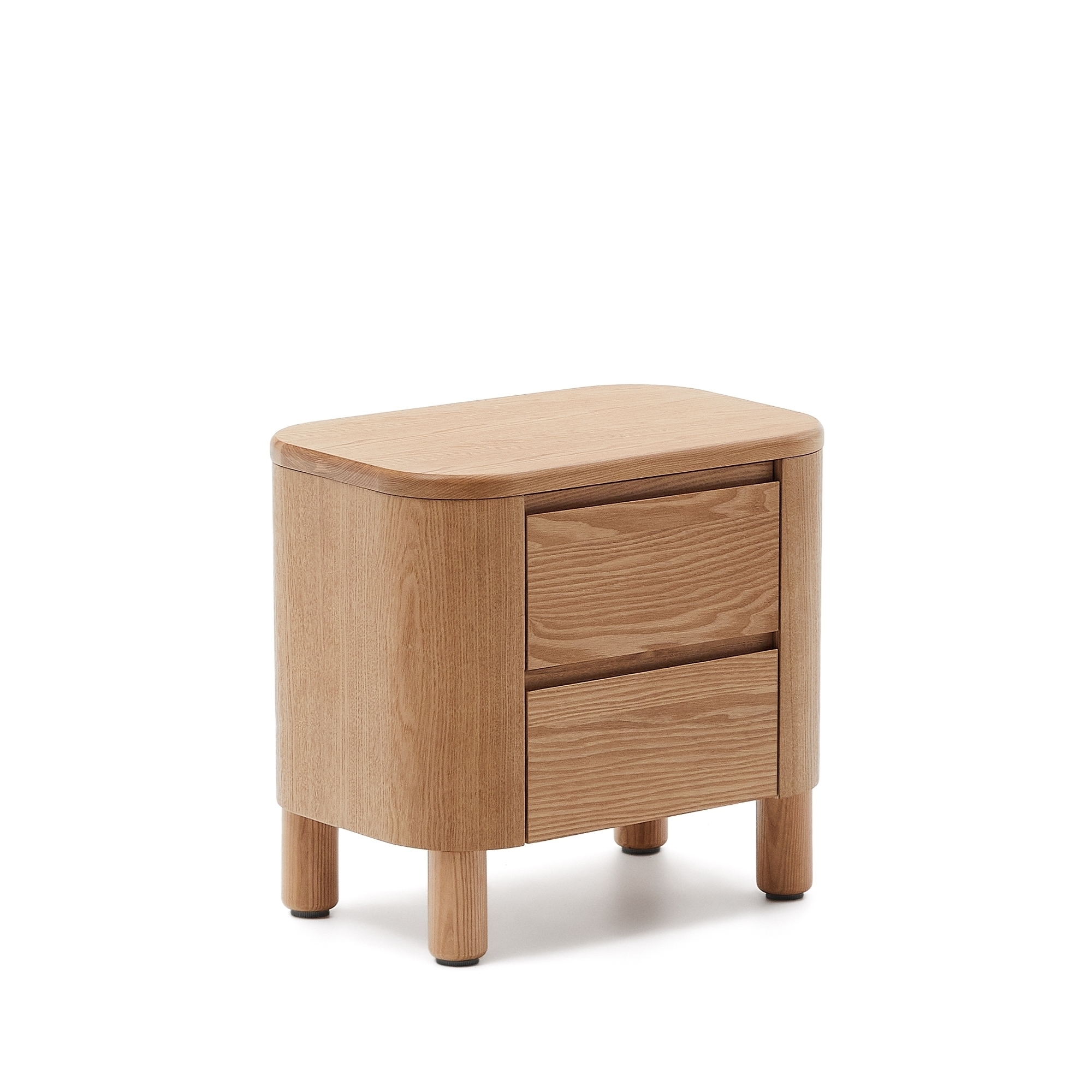 Прикроватная тумбочка Salaya из ясеневой фанеры 55 см x 50 см La Forma (ex Julia Grup)