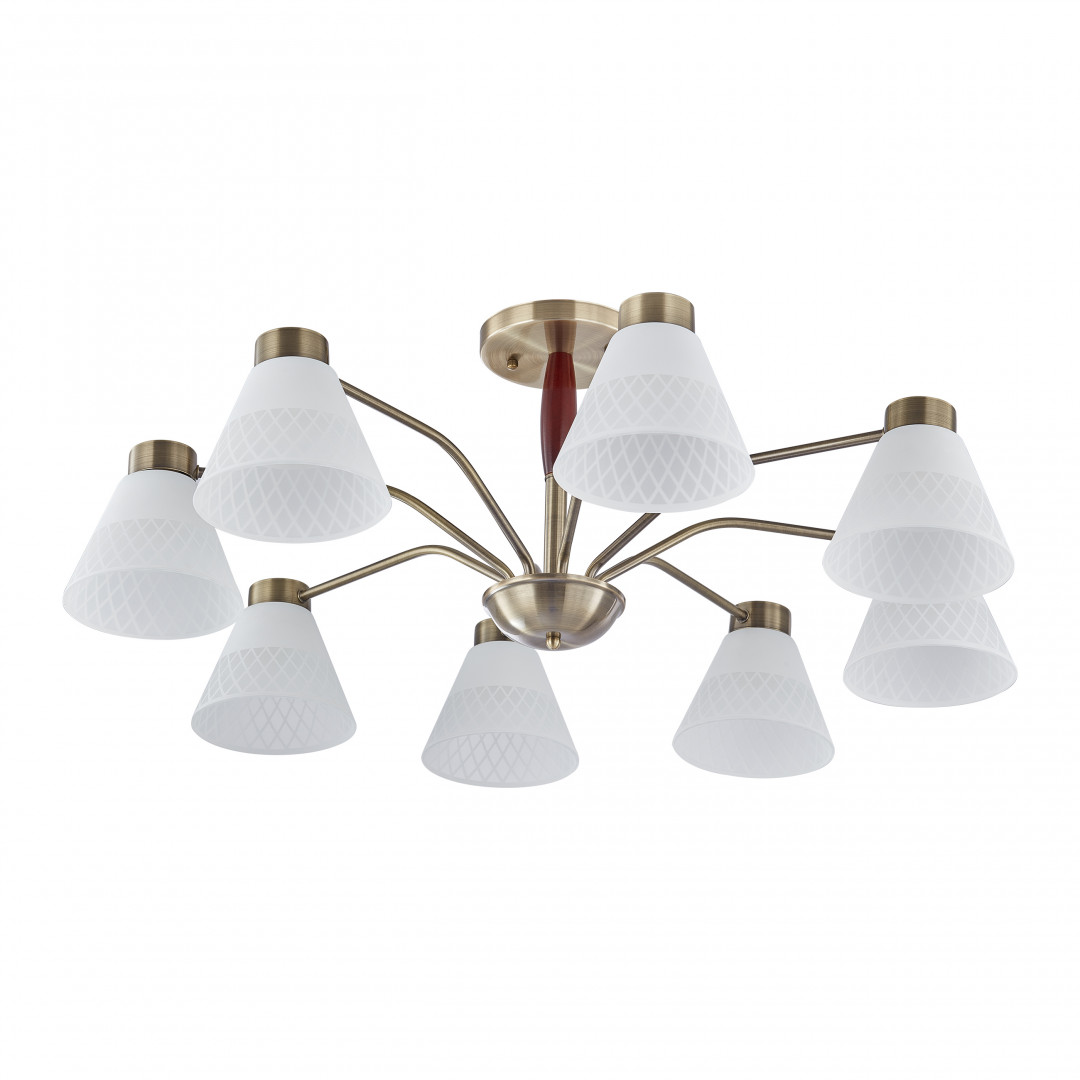 Люстра потолочная с плафонами 336350/8 AB Arte Milano