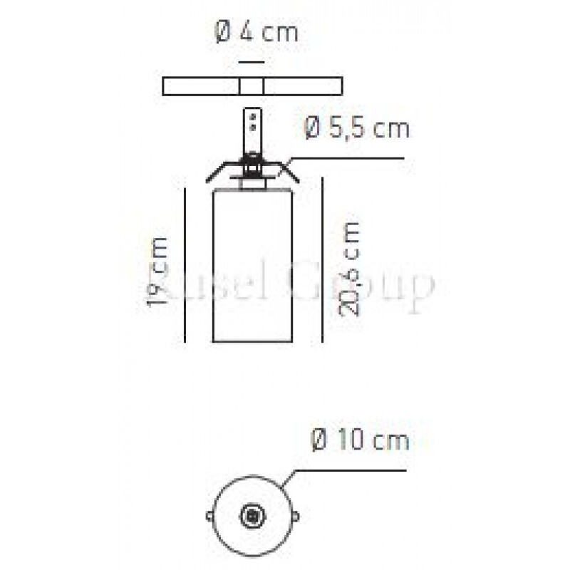 Встраиваемый светильник Axo Light SPILLRAY PL M I