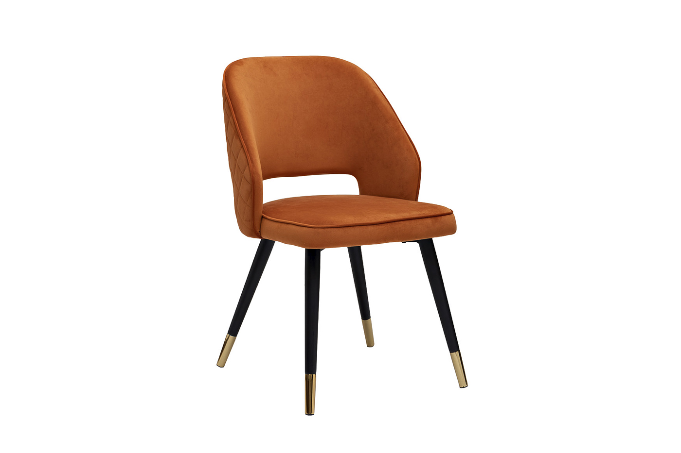 Стул обеденный велюровый терракотовый Garda Decor 30C-1205-1 TER