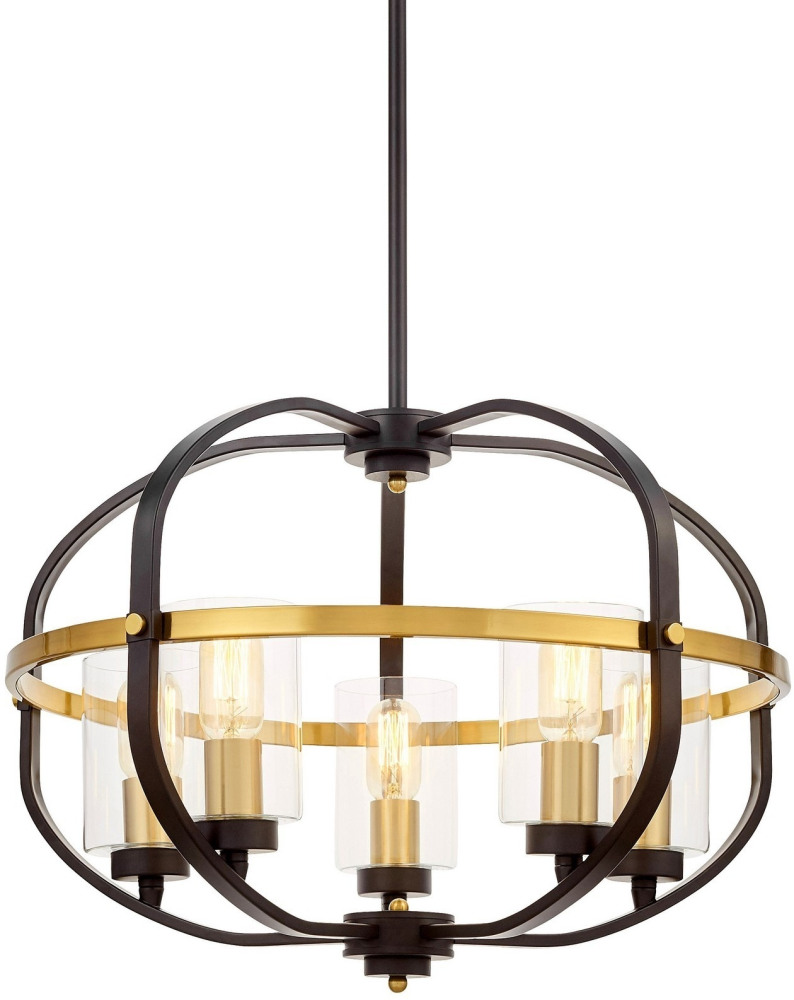 Подвесная люстра Lumina Deco LDP 1141-5 BK+MD