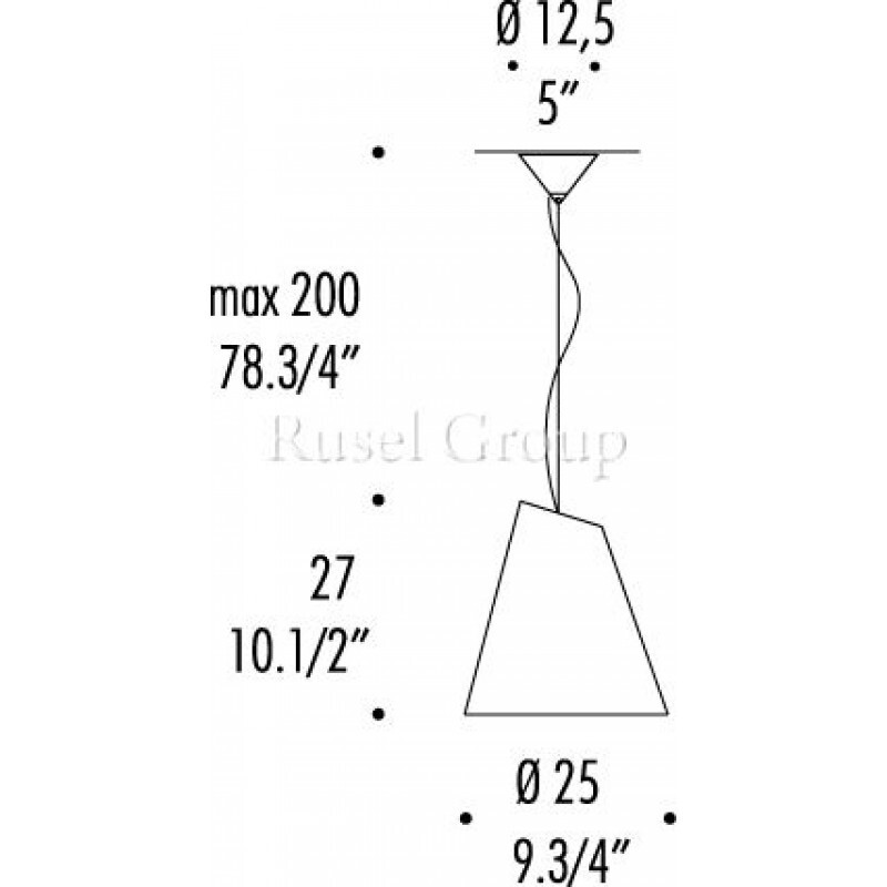 Подвесной светильник LEUCOS MICENE S25