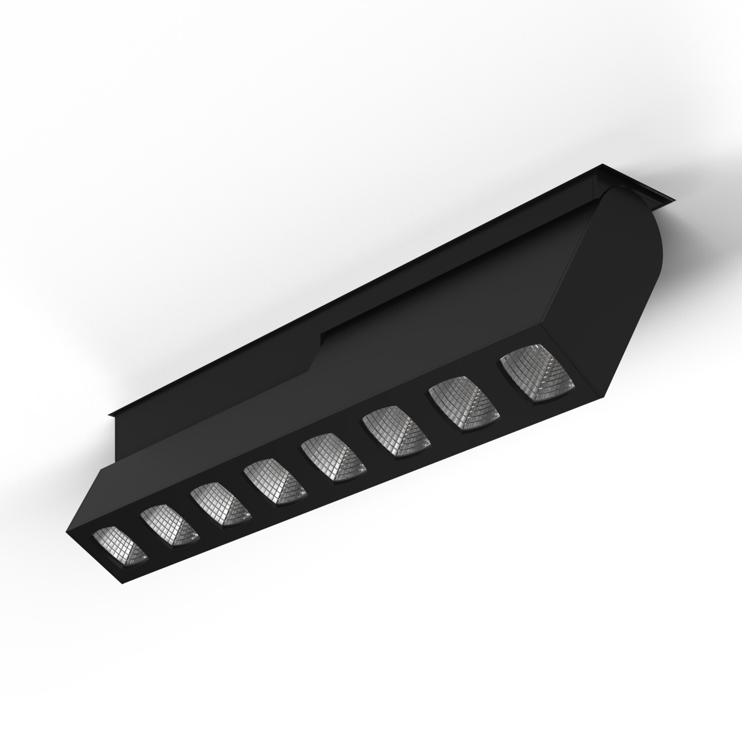 Встраиваемый светодиодный светильник Ledron Strong DY-1061CS Black 3000K