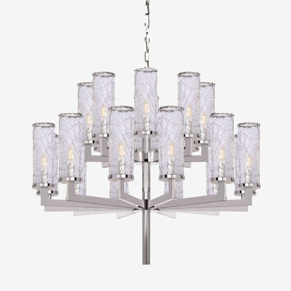 Подвесная люстра K&amp;W LIAISON TWO-TIER CHANDELIER 18 K&amp;W by ImperiumLoft