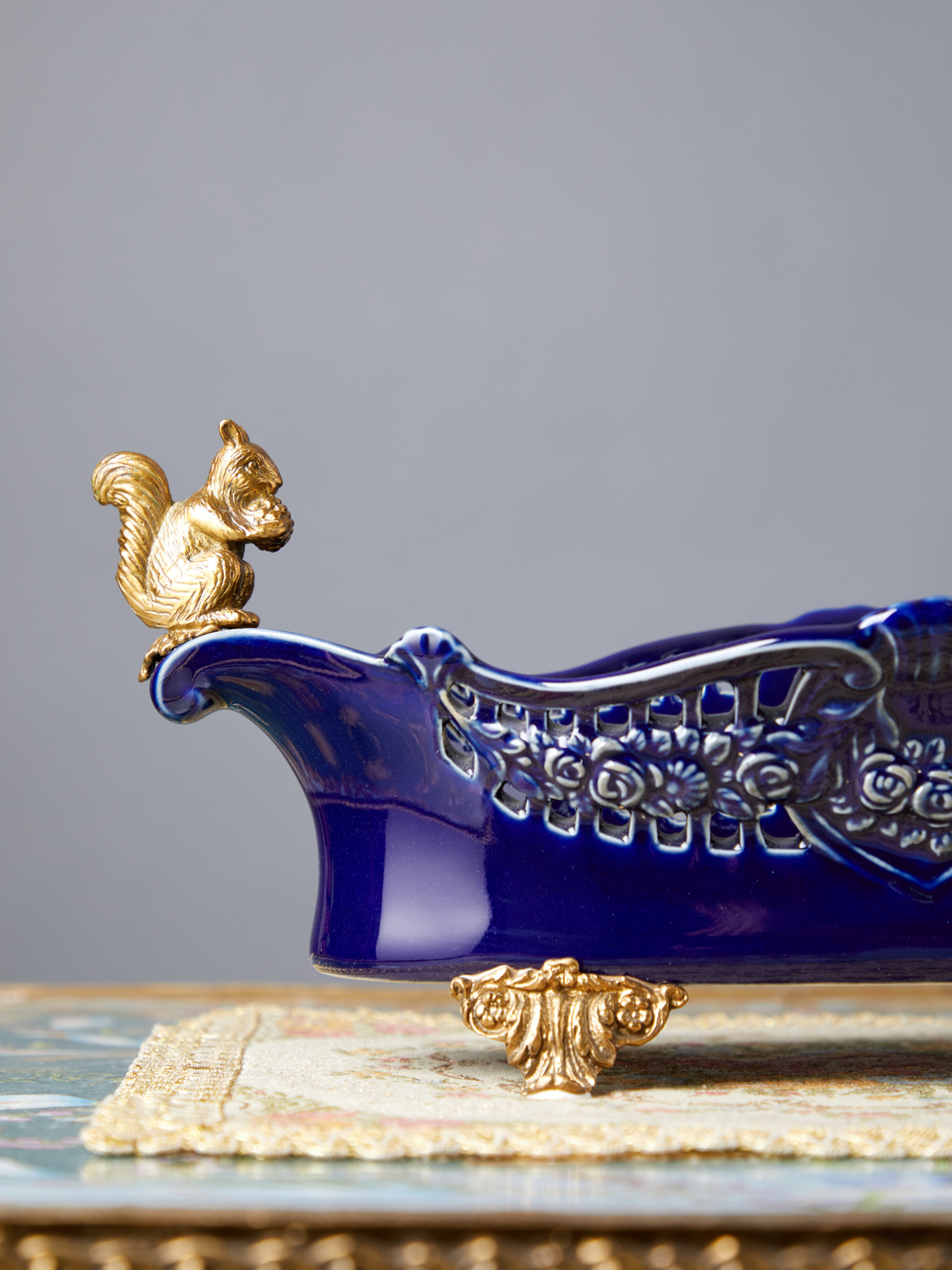 Чаша с белочками Glasar D532/U16