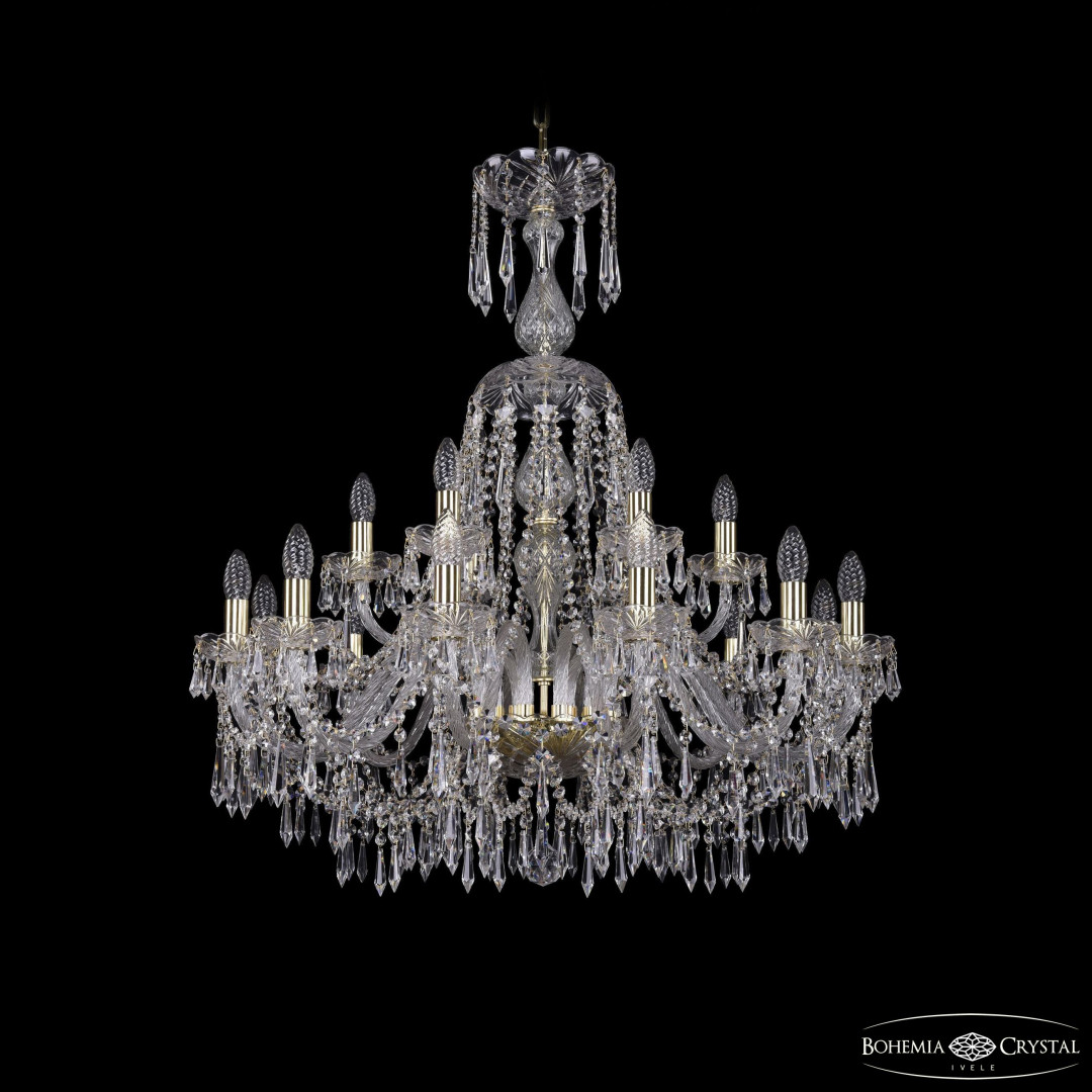 Люстра хрустальная 1403/12+6/300/XL-95 G