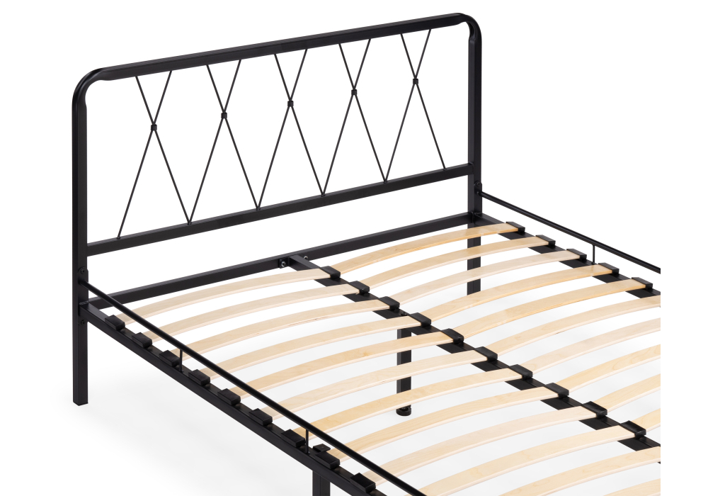 Кровать Woodville Иоханна 18 160х200 черная 511599