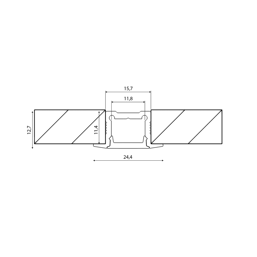 Профиль алюминиевый DesignLed LE.2613