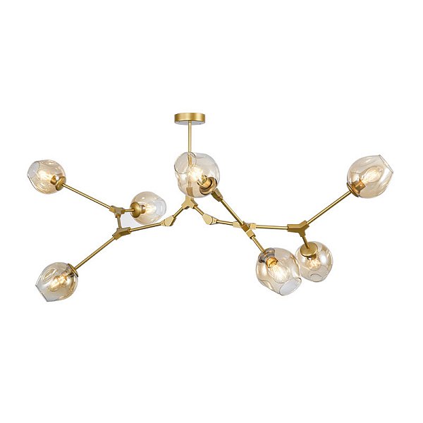 Люстра Адель Branching Bubble Chandelier L7 Brass Amber by ImperiumLoft