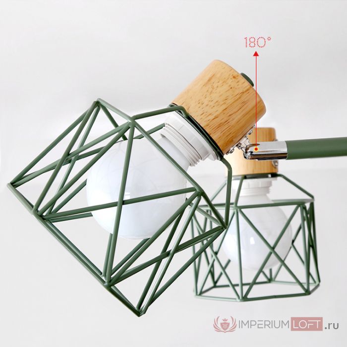 Потолочная люстра CORF B3 Gray 5 lamps by ImperiumLoft