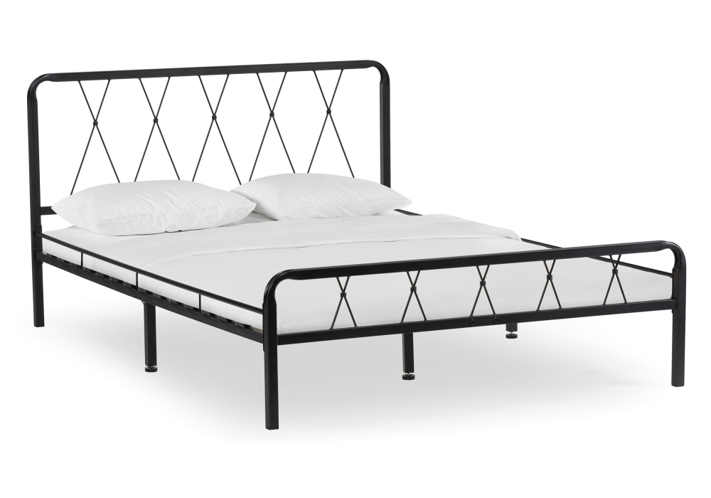 Кровать Woodville Иоханна 18 160х200 черная 511599