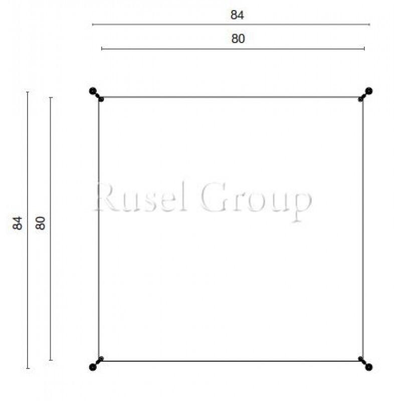 Настенный светильник B.Lux Veroca wall 80x80
