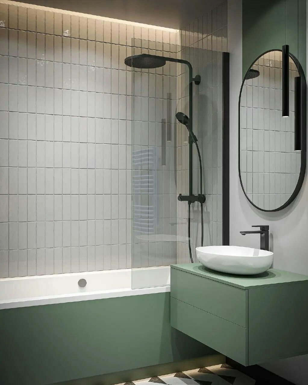 Kapsel M Black Зеркало в тонкой раме Smal Art-Zerkalo SM004BL