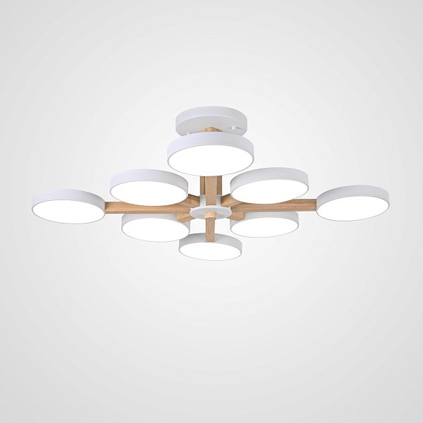 Потолочный светильник TURNA L8 White by ImperiumLoft