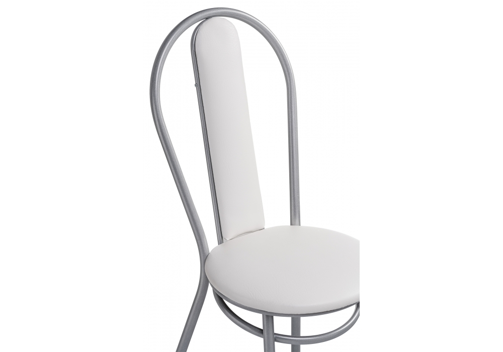 Стул Woodville Lamniel косое кольцо белый полимер / светлый мусс 453990