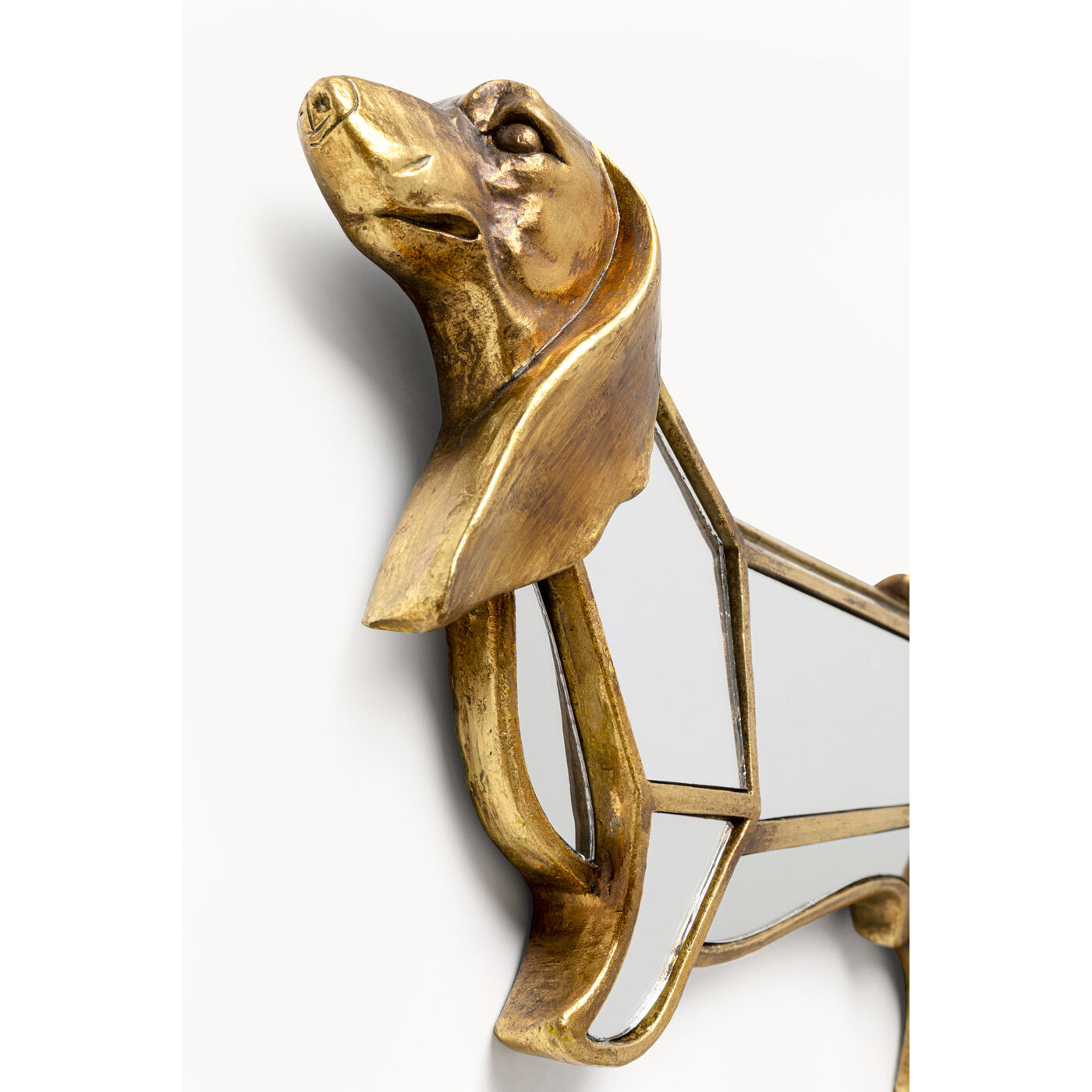 Украшение настенное Dog Зеркало 38x22cm KARE 58280