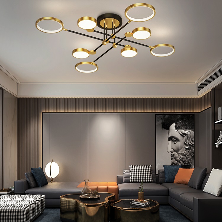 Потолочная люстра MARSA L4 Black by ImperiumLoft