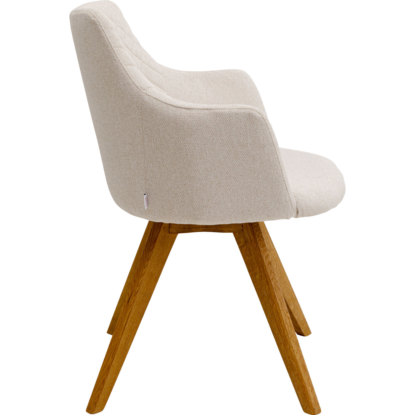 Стул вращающийся Coco Wood Cream KARE 70740