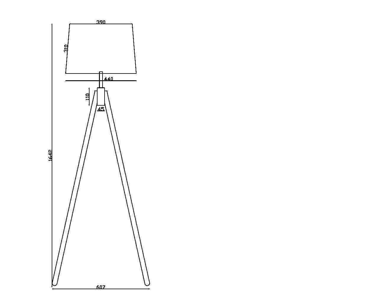 Напольный светильник Maytoni Z177FL-01W