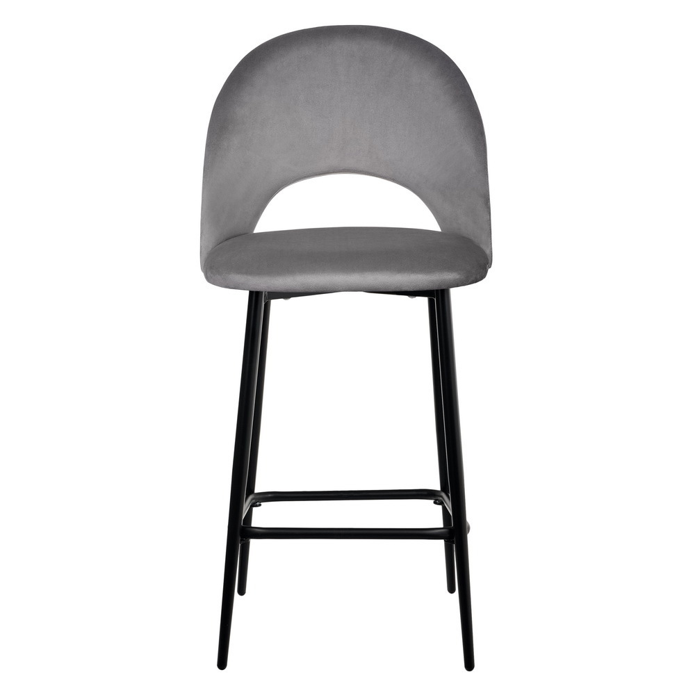 Стул полубарный Leo темно-серый Bradex Home RF 0049