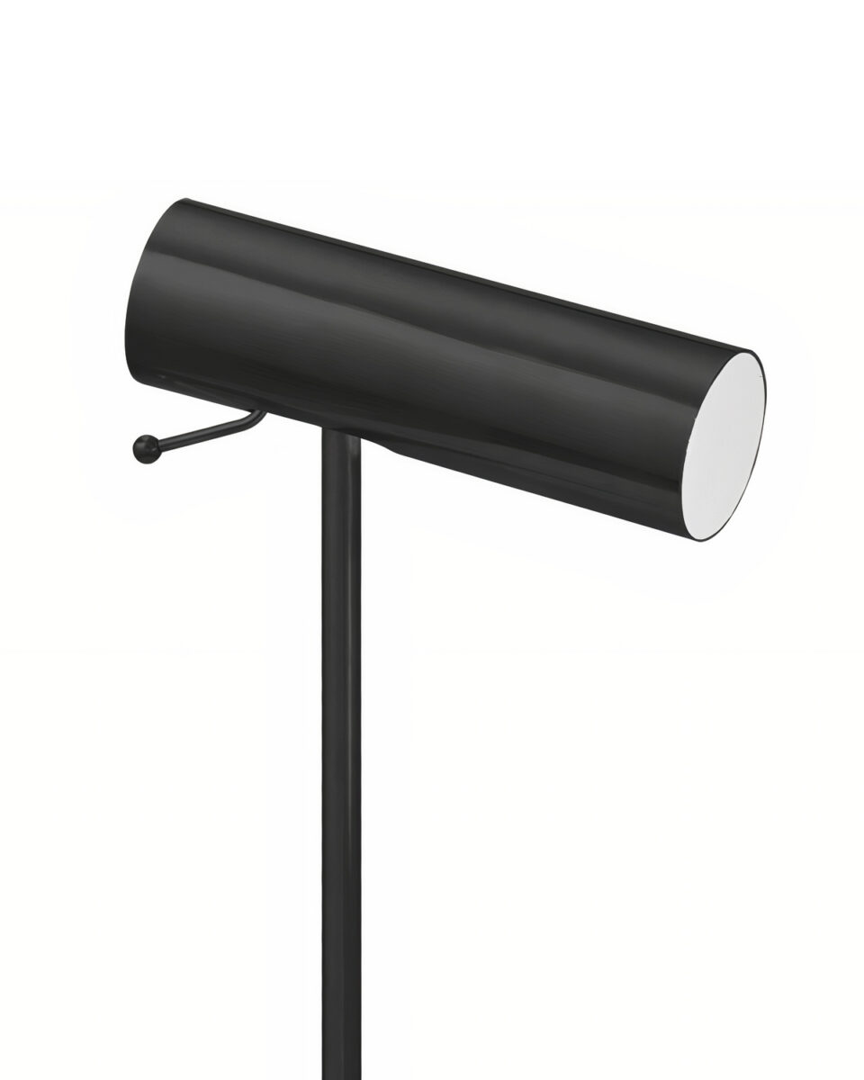 Черная настольная лампа Ллойд Louvre Home P2590TB