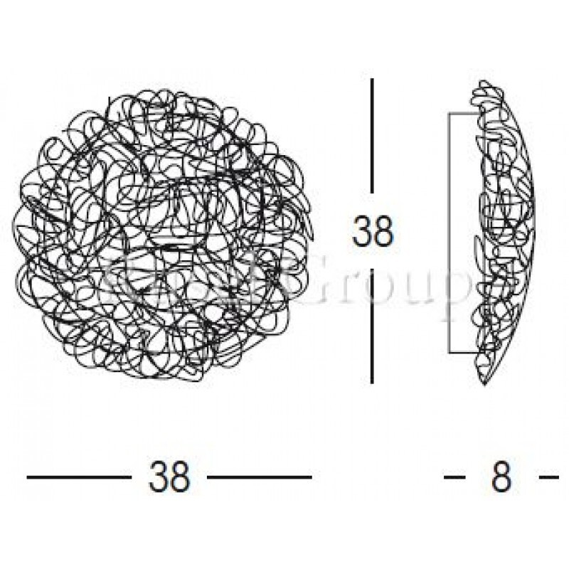 Настенно-потолочный светильник Linea Light Artic 4652