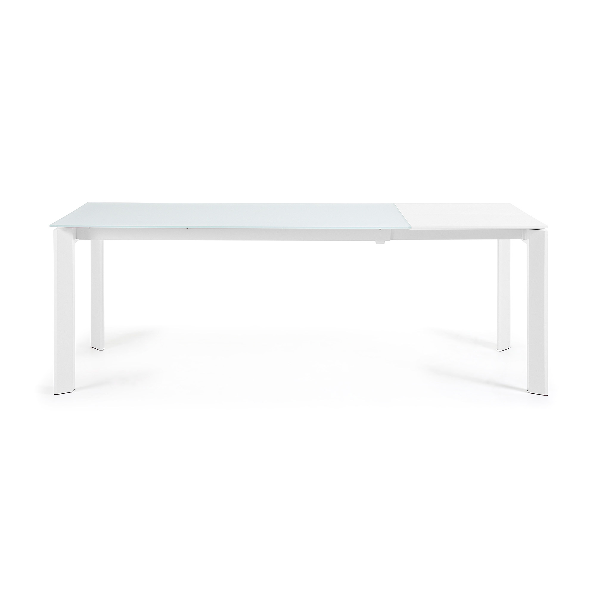 ATTA Стол 160 (220) x90 белое стекло La Forma (ex Julia Grup)