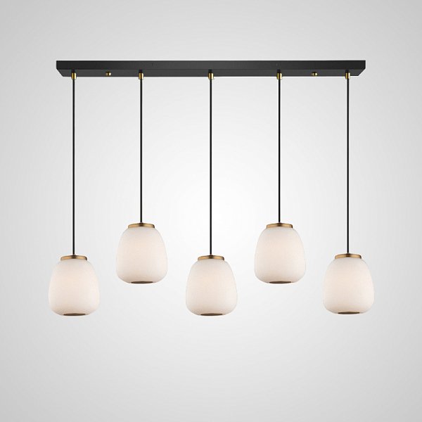Подвесной светильник HEMING COMBO L5 B Планка by ImperiumLoft