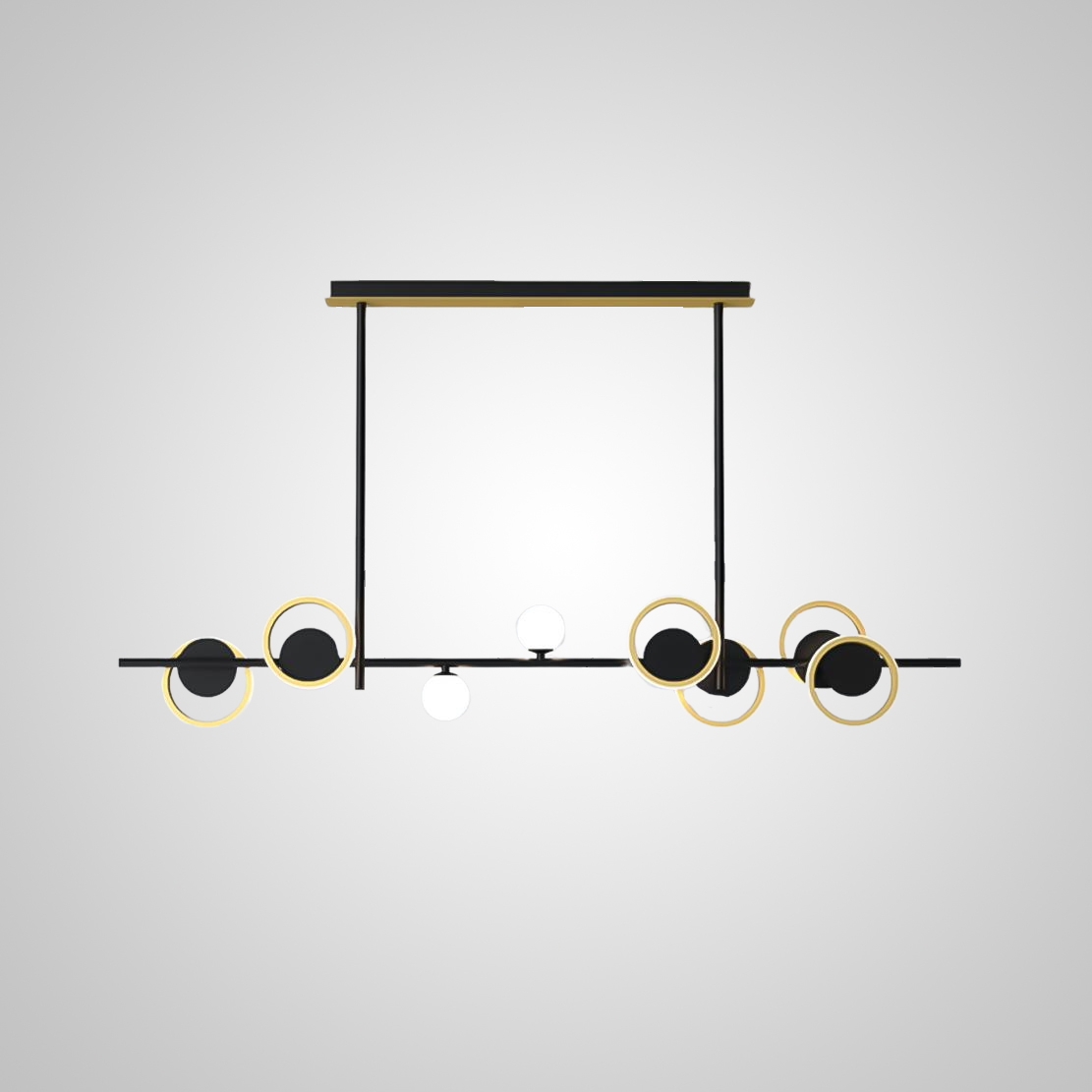 Потолочный светильник ANSTEN L2 Black Gold by ImperiumLoft