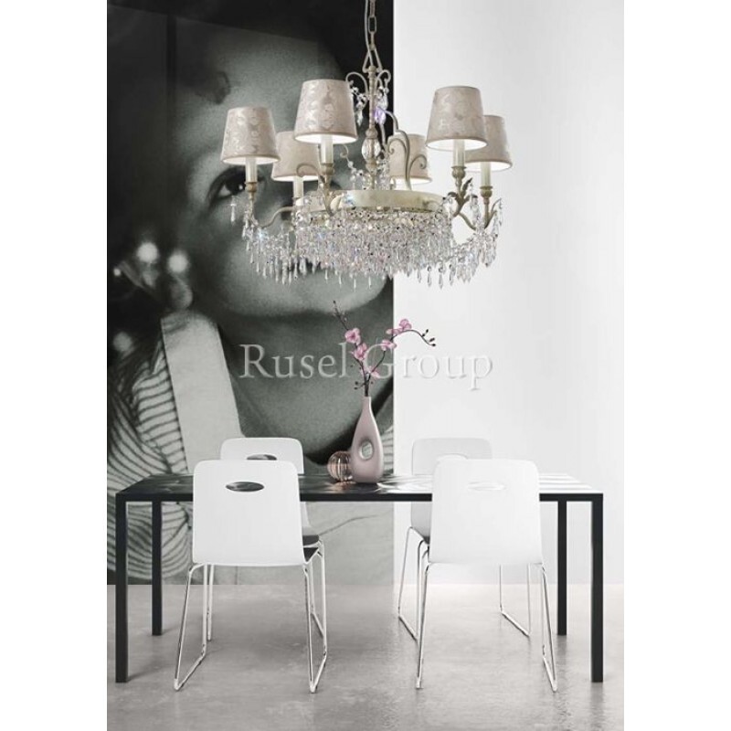 Люстра Masiero GLASSE 6+3 (Emme Pi Light 4010)