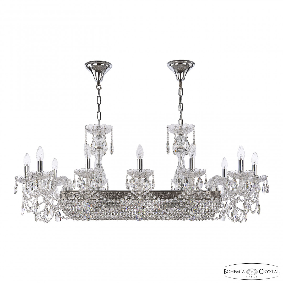 Люстра хрустальная 1453/12/195/800 Ni Bohemia Ivele Crystal