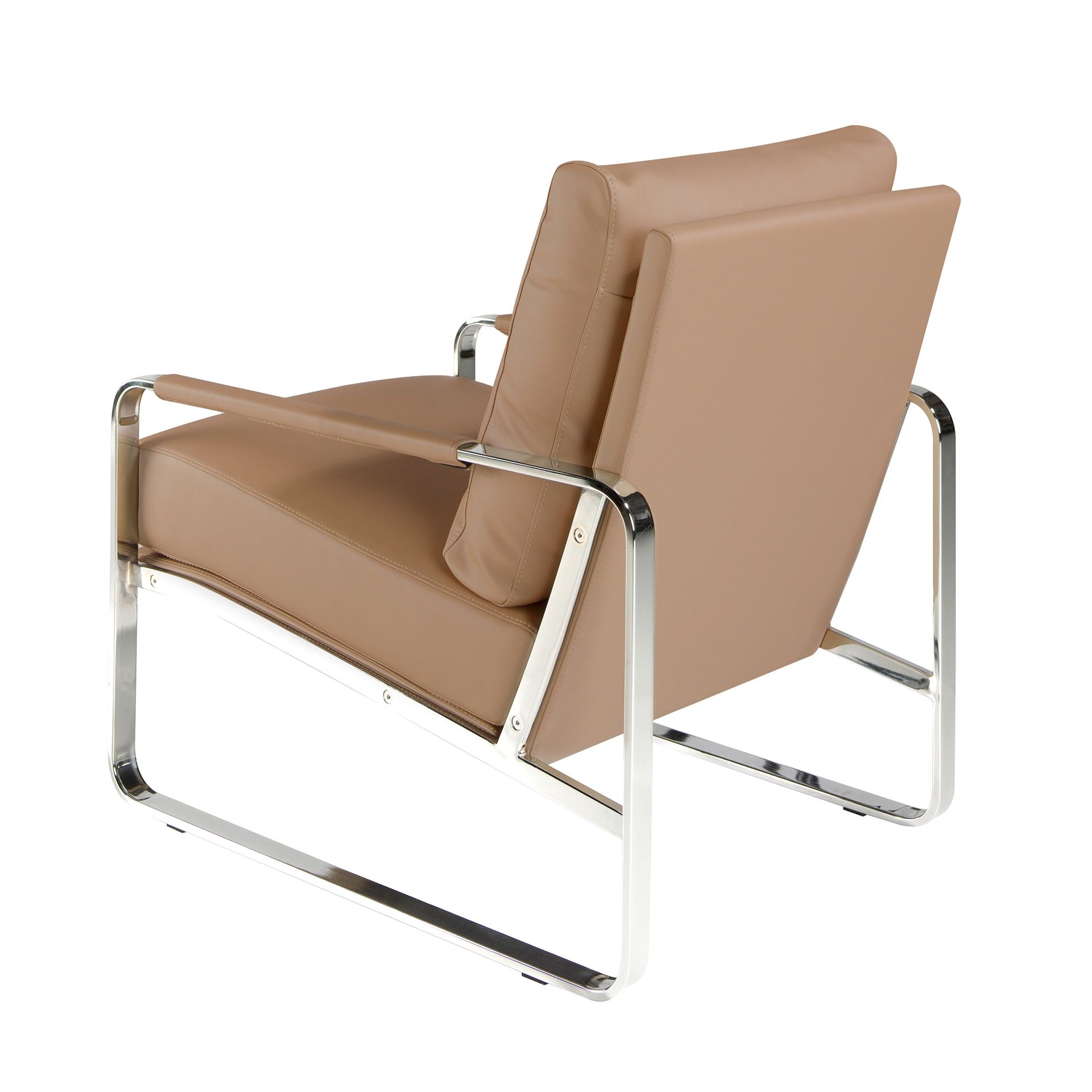 Кресло SF399/5046 из экокожи цвета норки Angel Cerda