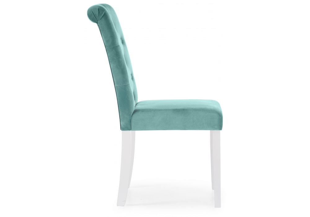 Стул деревянный Woodville Amelia white / fabric tiffany 11584