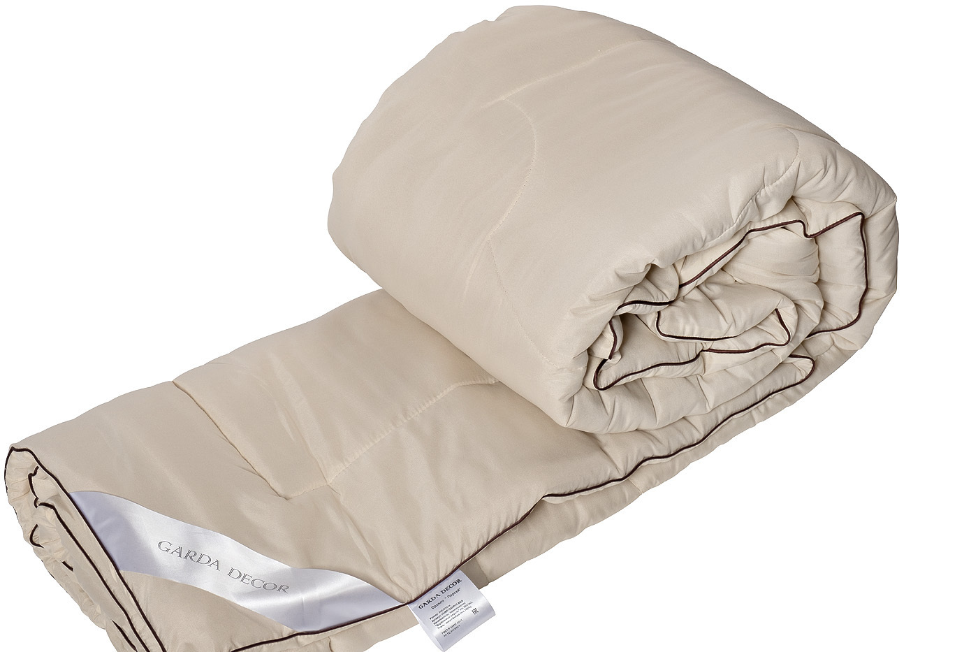 Одеяло "Персей" 200х220см верблюжья шерсть Garda Decor 104BP-OSHP20- BEG
