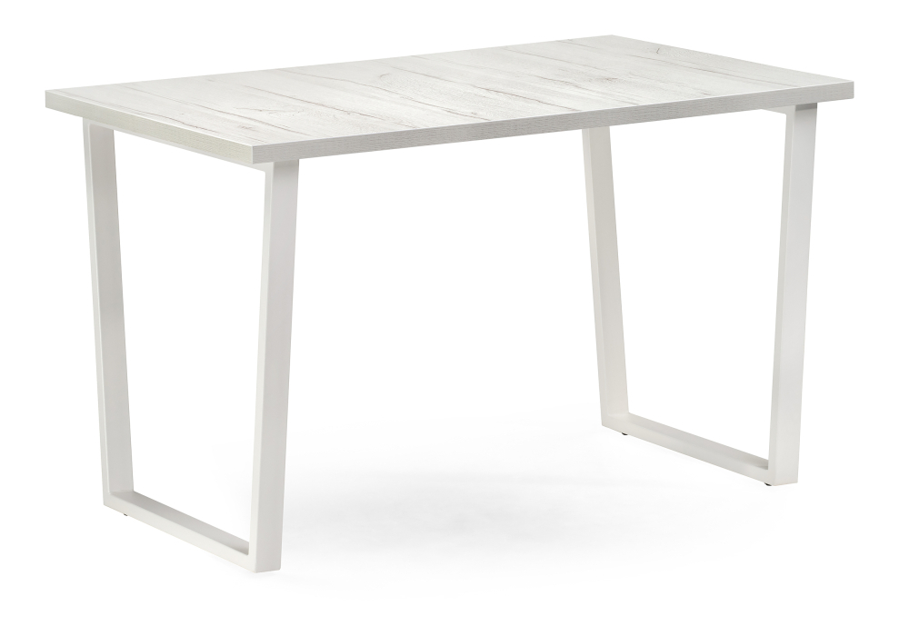 Стол деревянный Woodville Лота Лофт 120х74х75 25 мм белый матовый / юта 489661