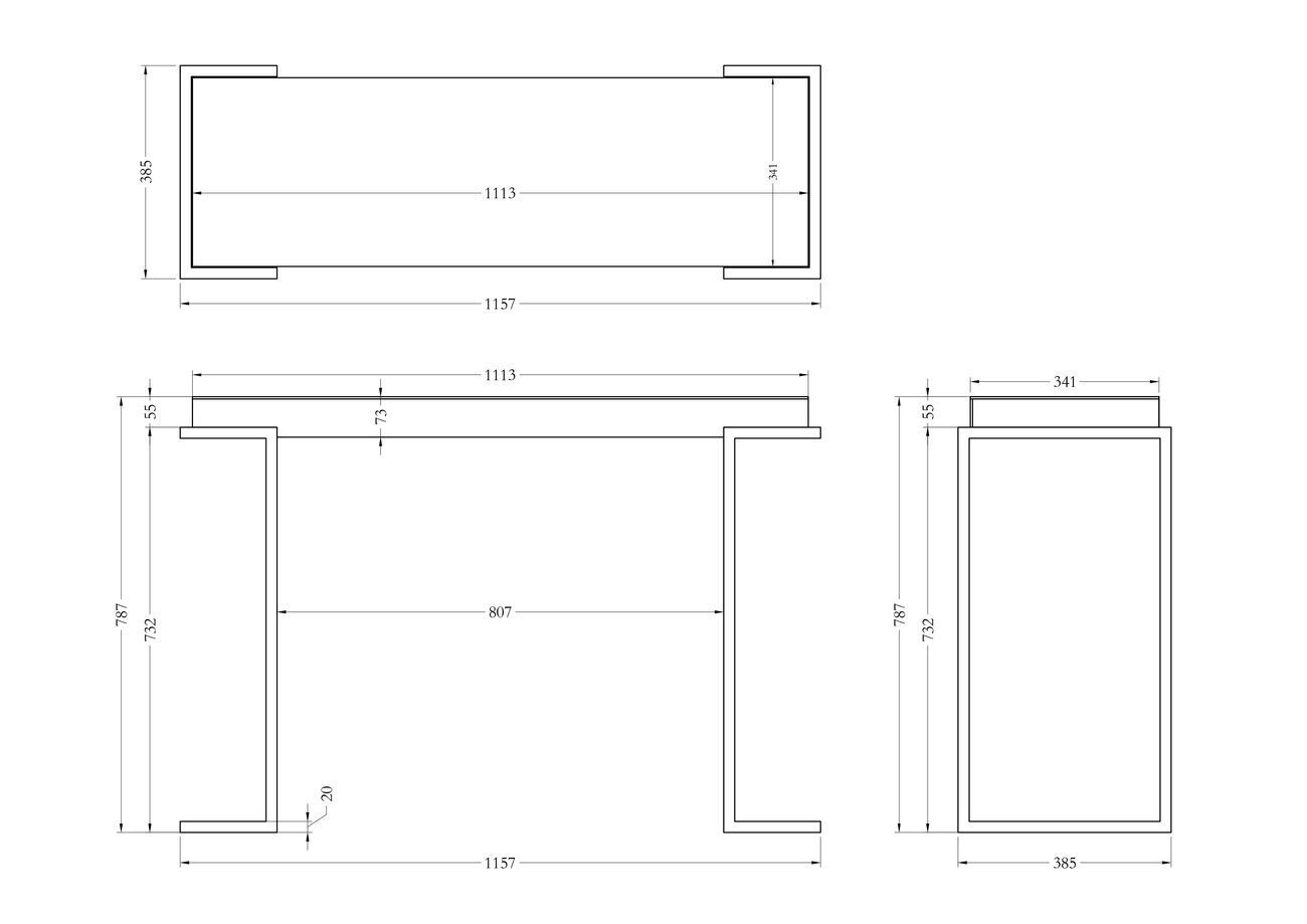 Консоль зеркальная/хром Garda Decor KFG129