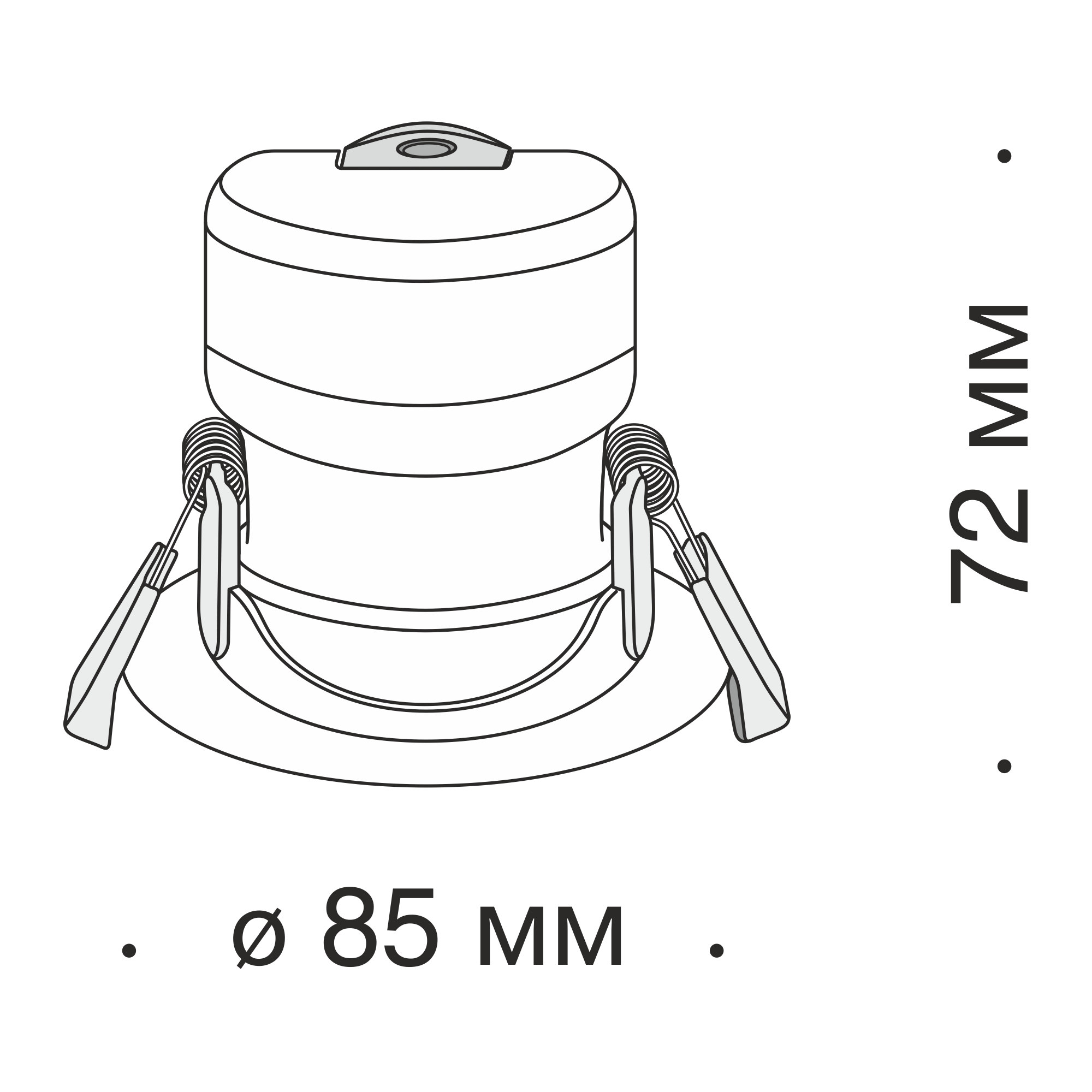 Встраиваемый светильник Maytoni DL014-6-L9W