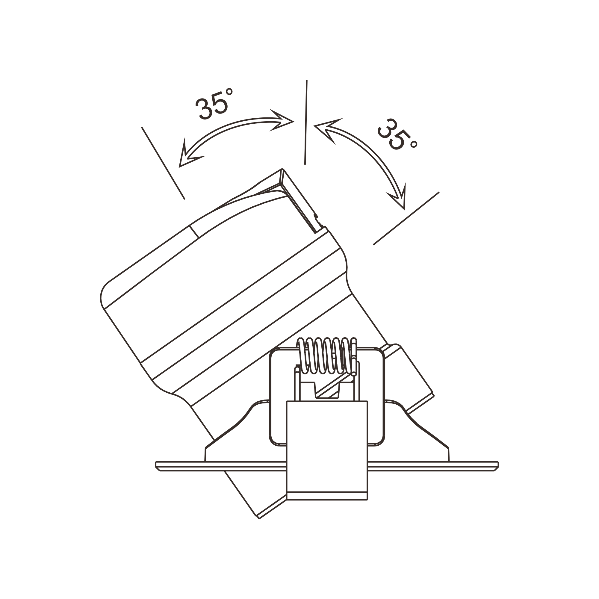 Встраиваемый светильник Maytoni DL014-6-L9W