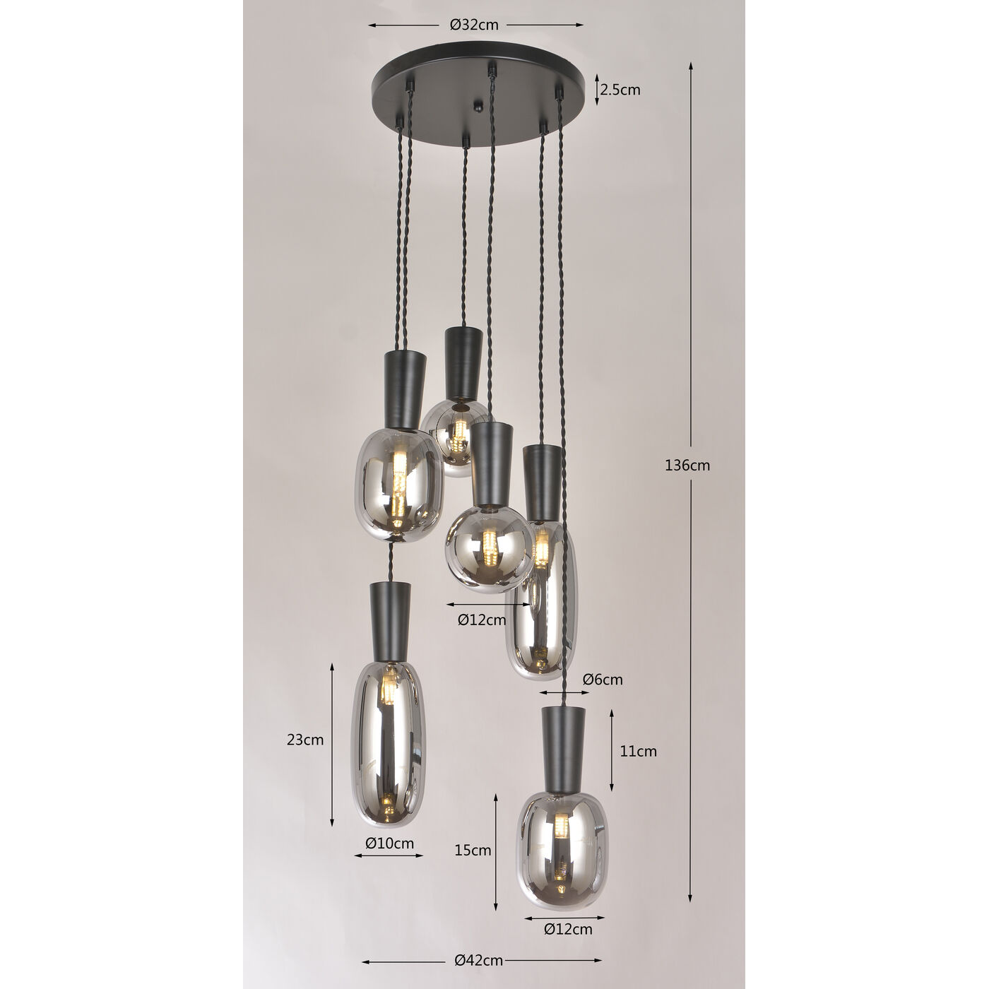 Светильник подвесной Romeo Ø38cm KARE 56491