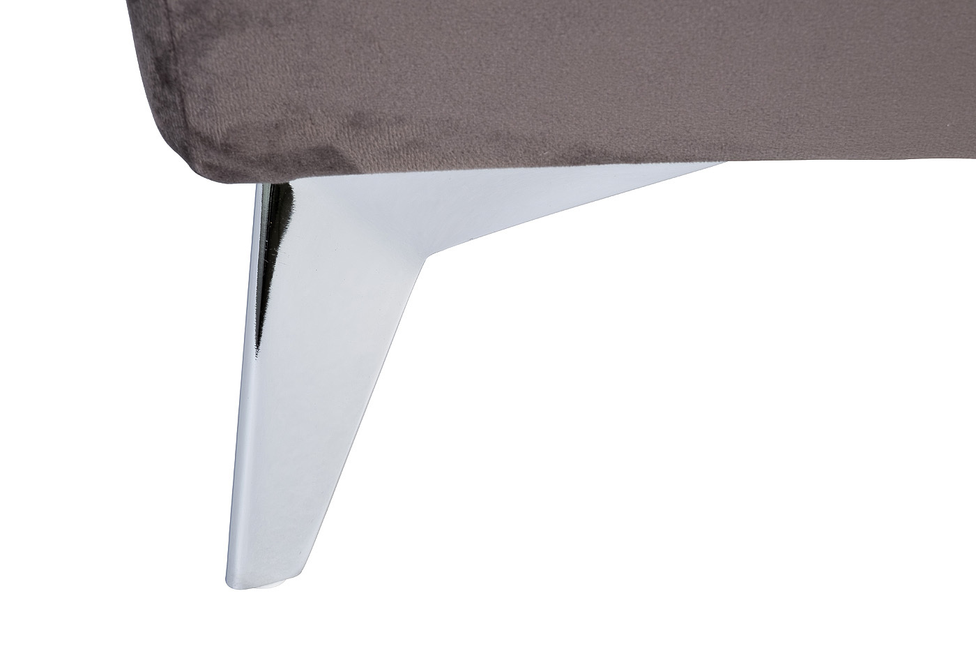 Кровать Siena велюровая серая Garda Decor Siena2К-160-Триум17