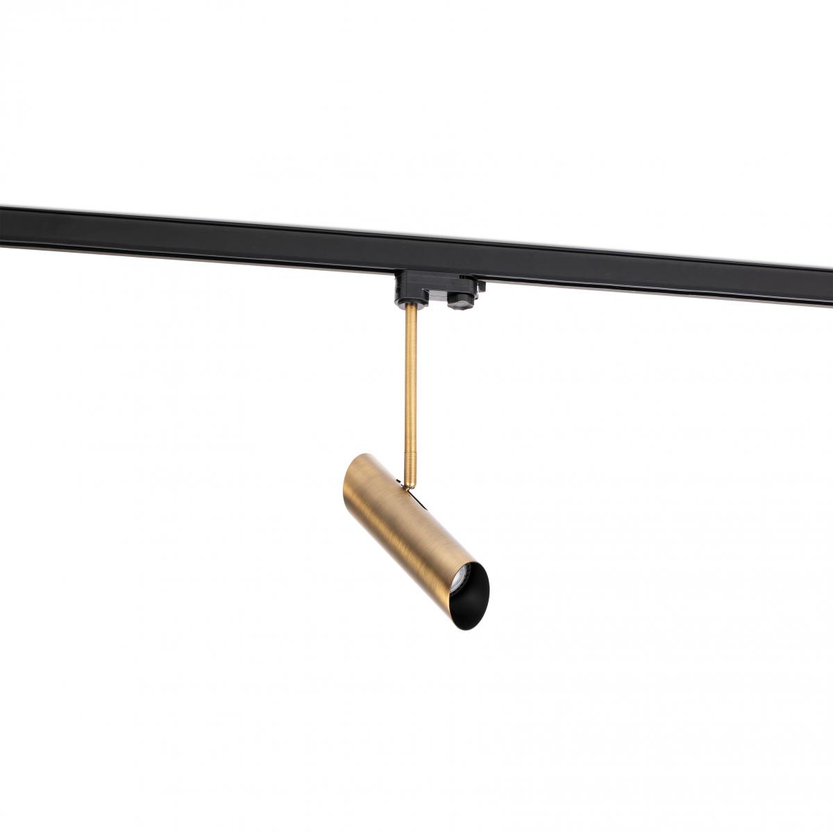 Трековый светильник Link бронзовый Faro