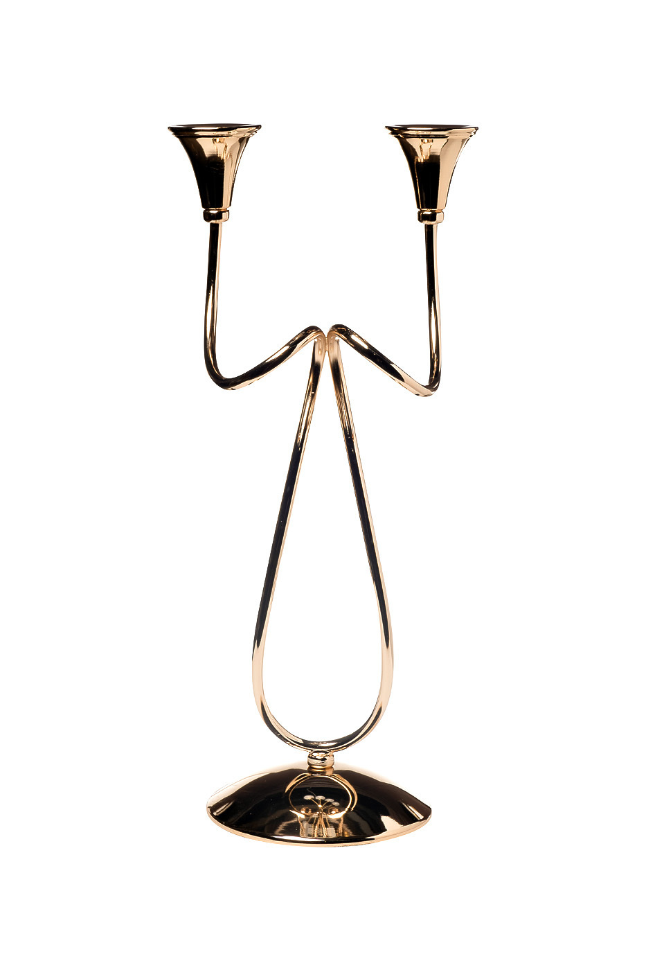 Подсвечник металлический золотой Garda Decor 2K299534G