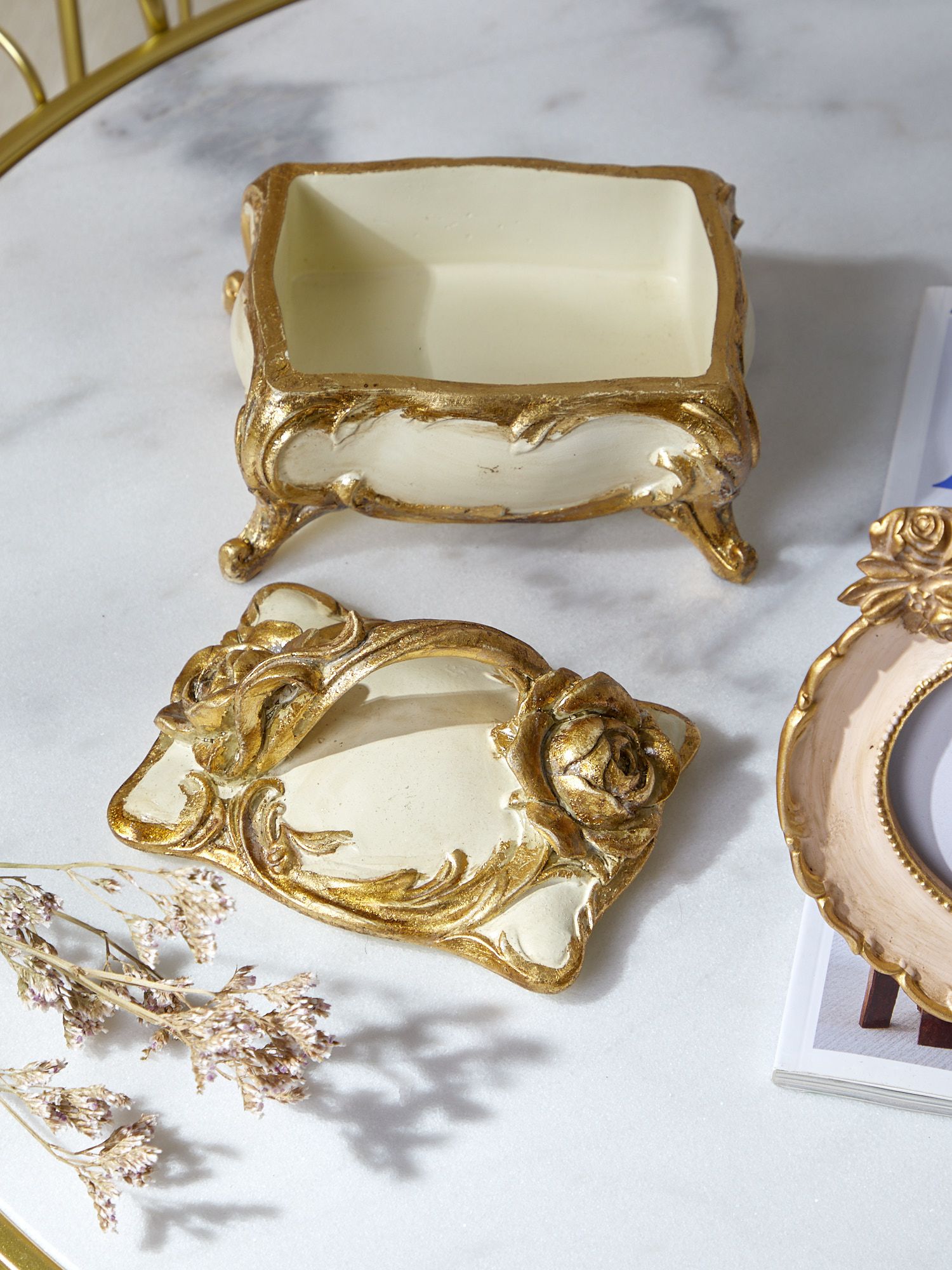 Шкатулка с розами, под старину Glasar 28-176