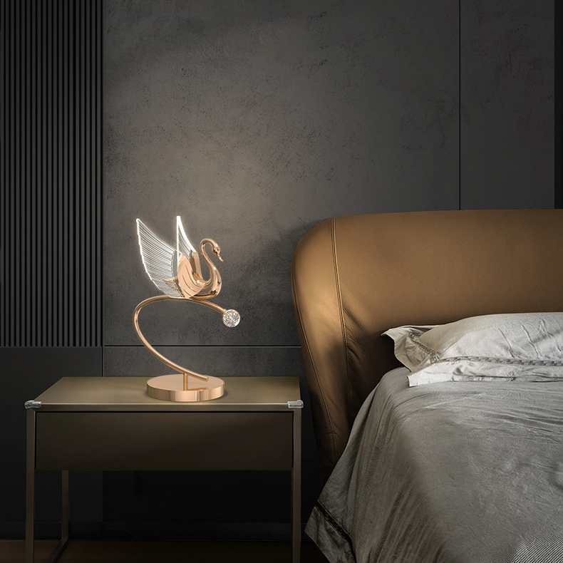Настольная лампа BIRDIE TAB B Rose Gold by ImperiumLoft